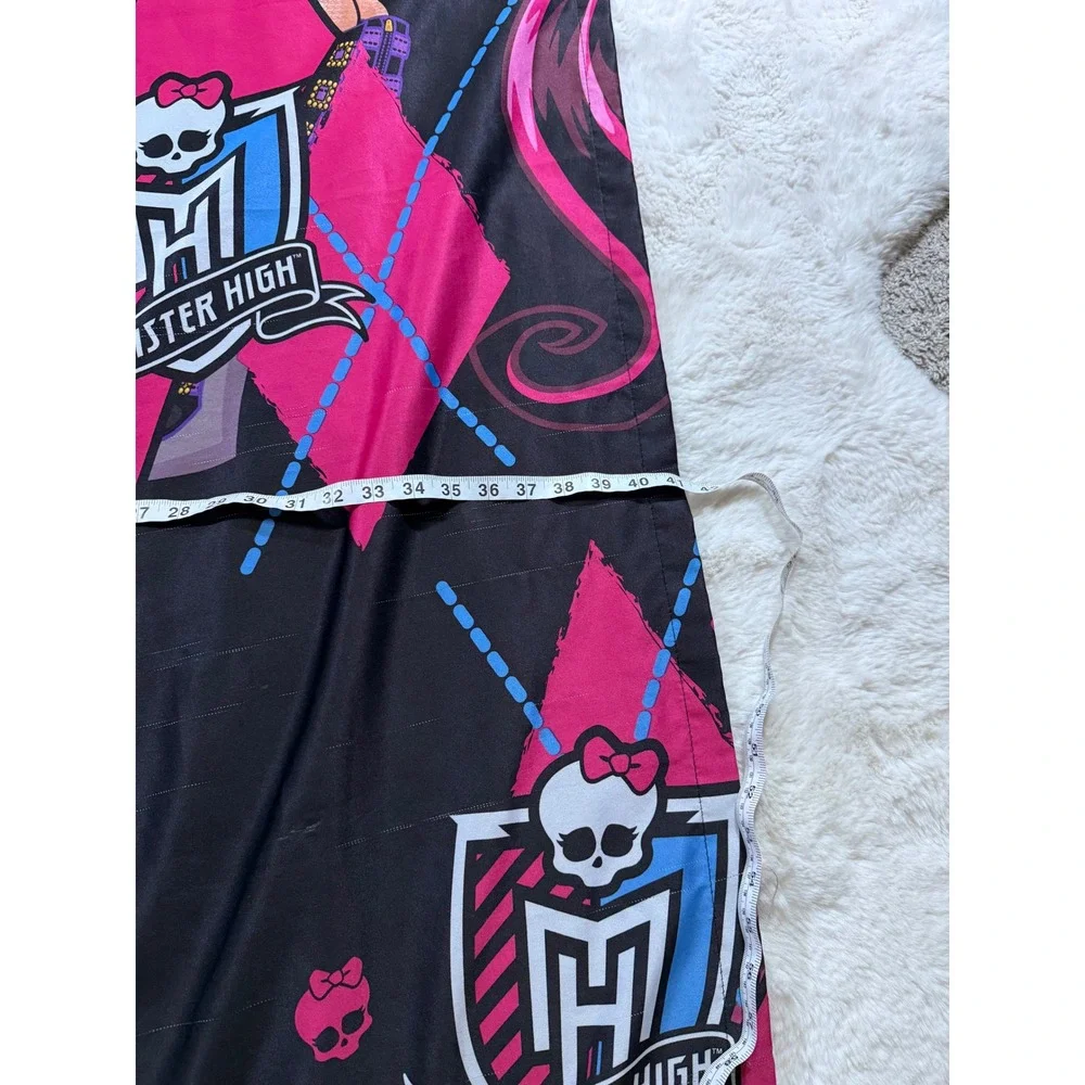 Monster High Curtain Panel Tapestry Y2K 2000s Frankie Stein Draculaura Clawdeen